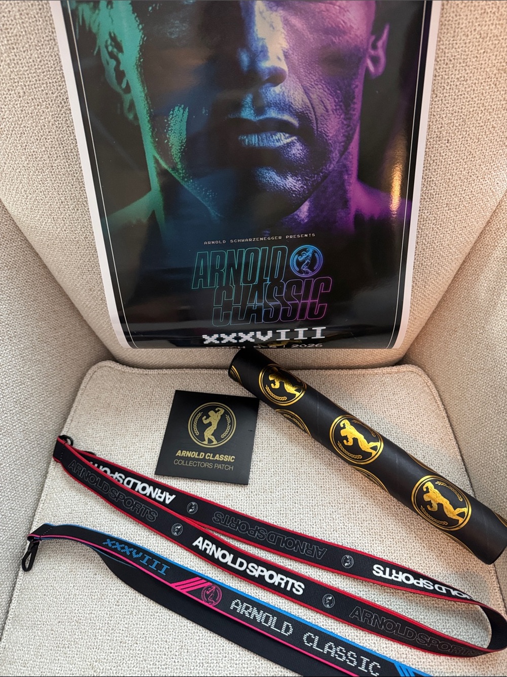 Arnold Classic 2026-Lanyards & Collectors Patch & Poster. 💪